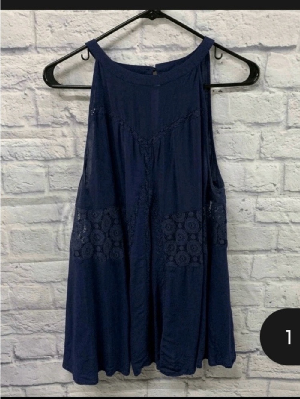 Torrid Navy Goddess Tank